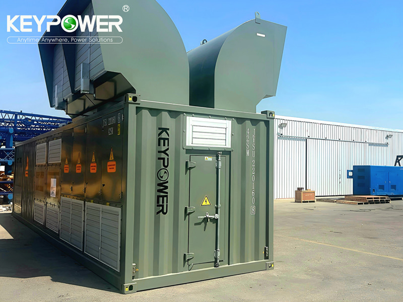 13,8 kV-2500 kW-1875 kVAR loadbank in Saoedi-Arabië