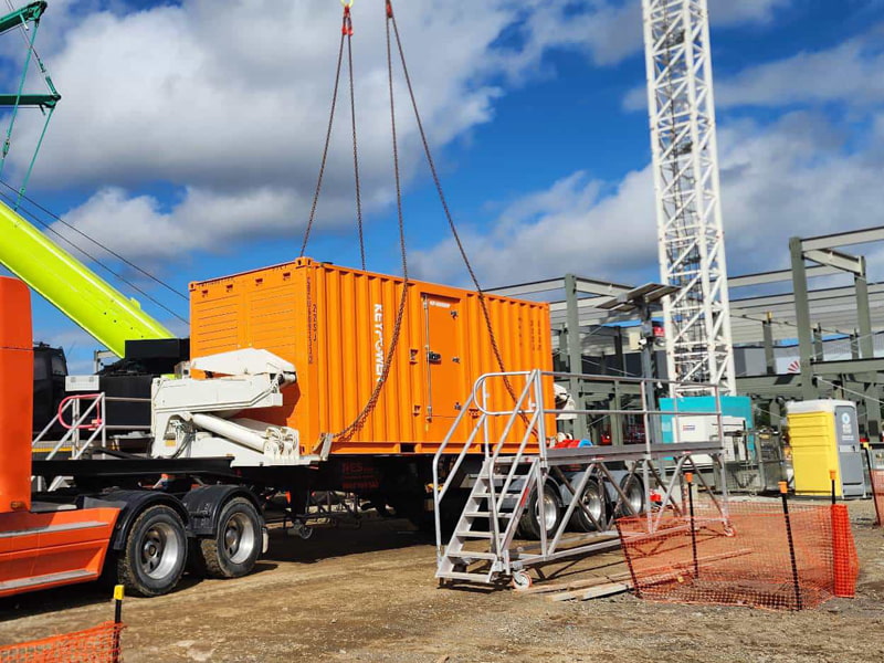500kVA Scania-generator in Nieuw-Zeeland